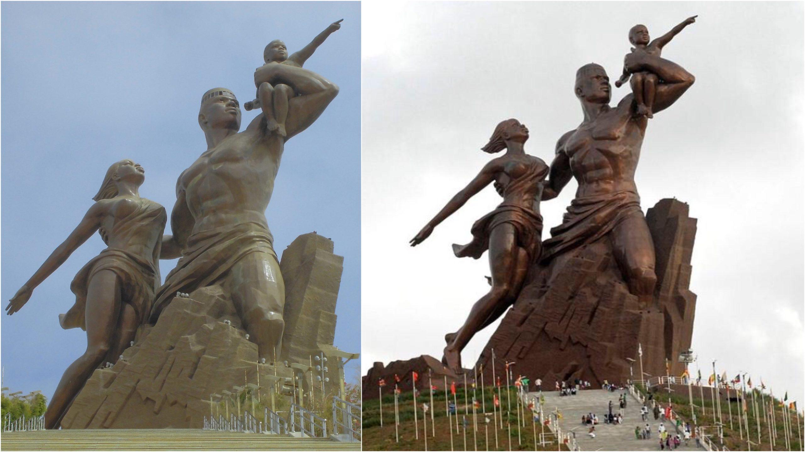 African Renaissance Monument, one of largest statues in the world