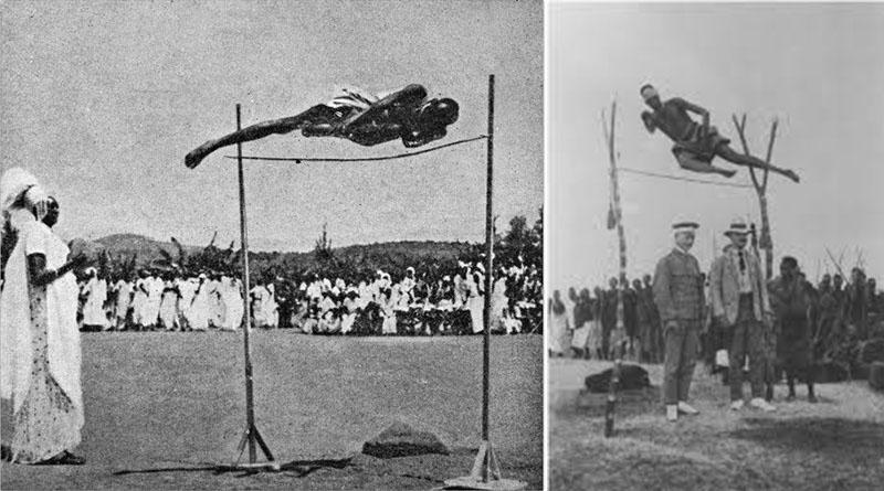 Forgotten African high jump game. Best game in Rwanda before colonialism