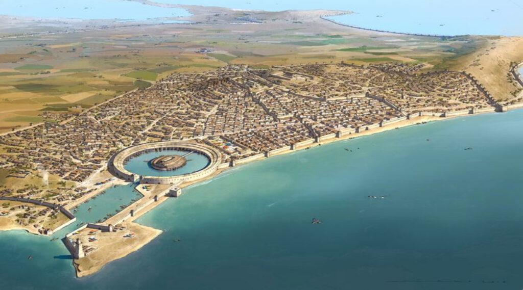 Kingdom of Carthage founded in 814 BC in North Africa. Fought wars with