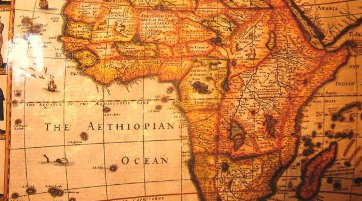 The Atlantic Ocean was known as Ethiopian Ocean until the 19th century