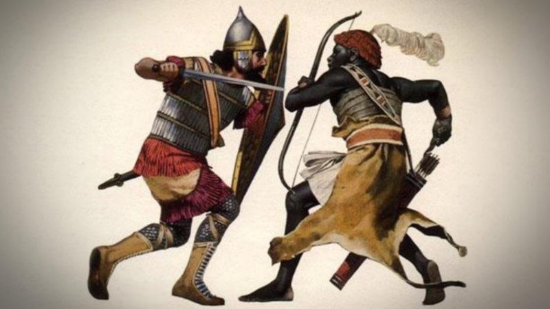 Battle of Dongola between early Arab-Muslims and Nubian of Makuria Kingdom in 642