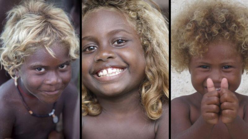 Meet the Melanasians; the world’s black people with blond hair