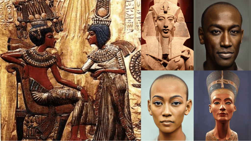 Dutch photographer reveals modern image of Pharaoh Akhenaten & Queen ...