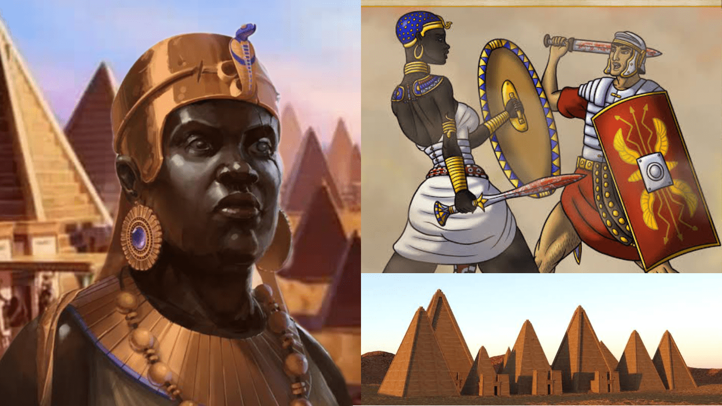 Amanirenas, the brave one-eyed Nubian queen who led an army against the Romans in 24 BC