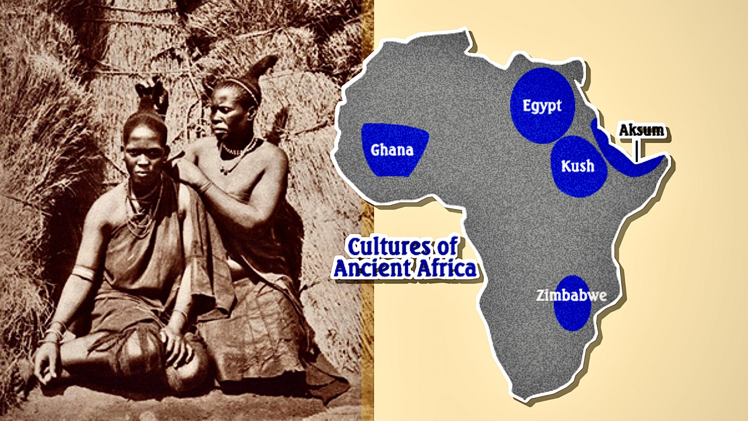 ancient african tribes map