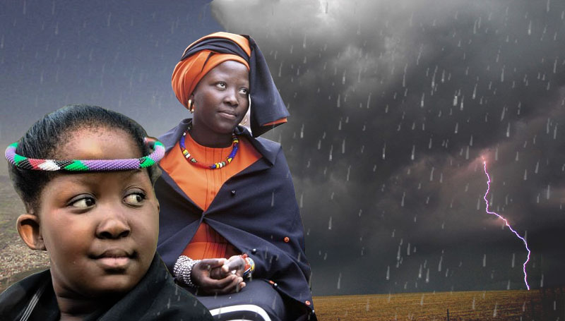 Rain Queens of baLobedu S. Africa control clouds & rainfall