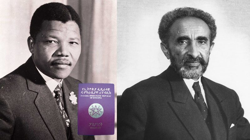 1962: Emperor Haile Selassie smuggled out Mandela with Ethiopian passport as a journalist