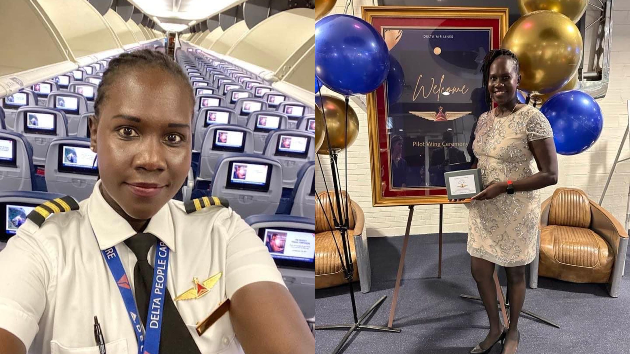 South Sudan’s first female pilot risen to Captain with major at Delta Airlines (US)
