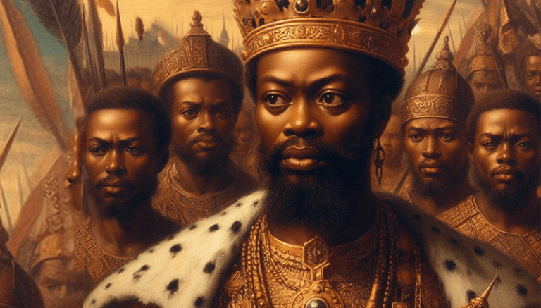 King Afonso I of Kongo, ruler of the Kongolese Kingdom (1509 -1543 ...