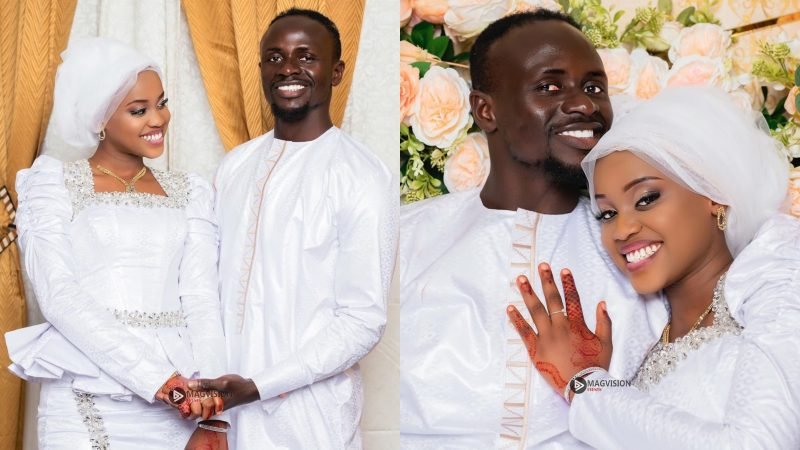 Sadio Mane privately weds longtime girlfriend in simple wedding